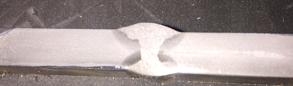 A Mig Welding Macro Etch Test